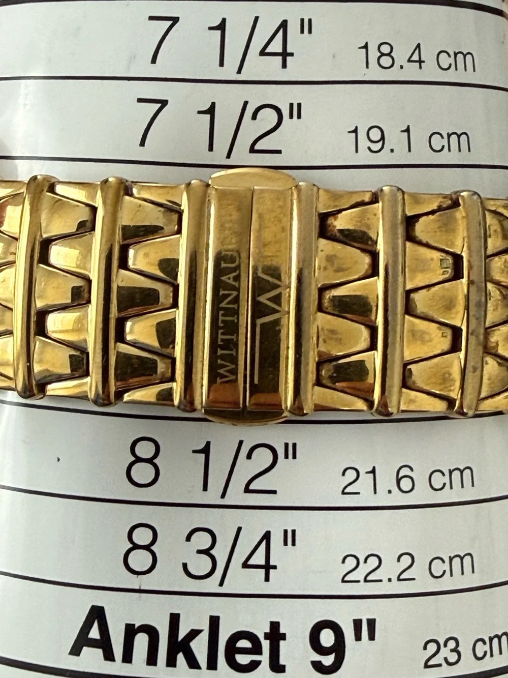 Wittnauer Rare Diamond Vintage Men’s Watch Gold Dial Bracelet Case Date Window